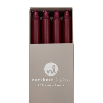7" Taper Candles - 12pc Box: Sage Green