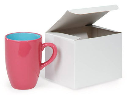 Recycled White Gift Boxes: White / 100 Pack / 5x5x3"