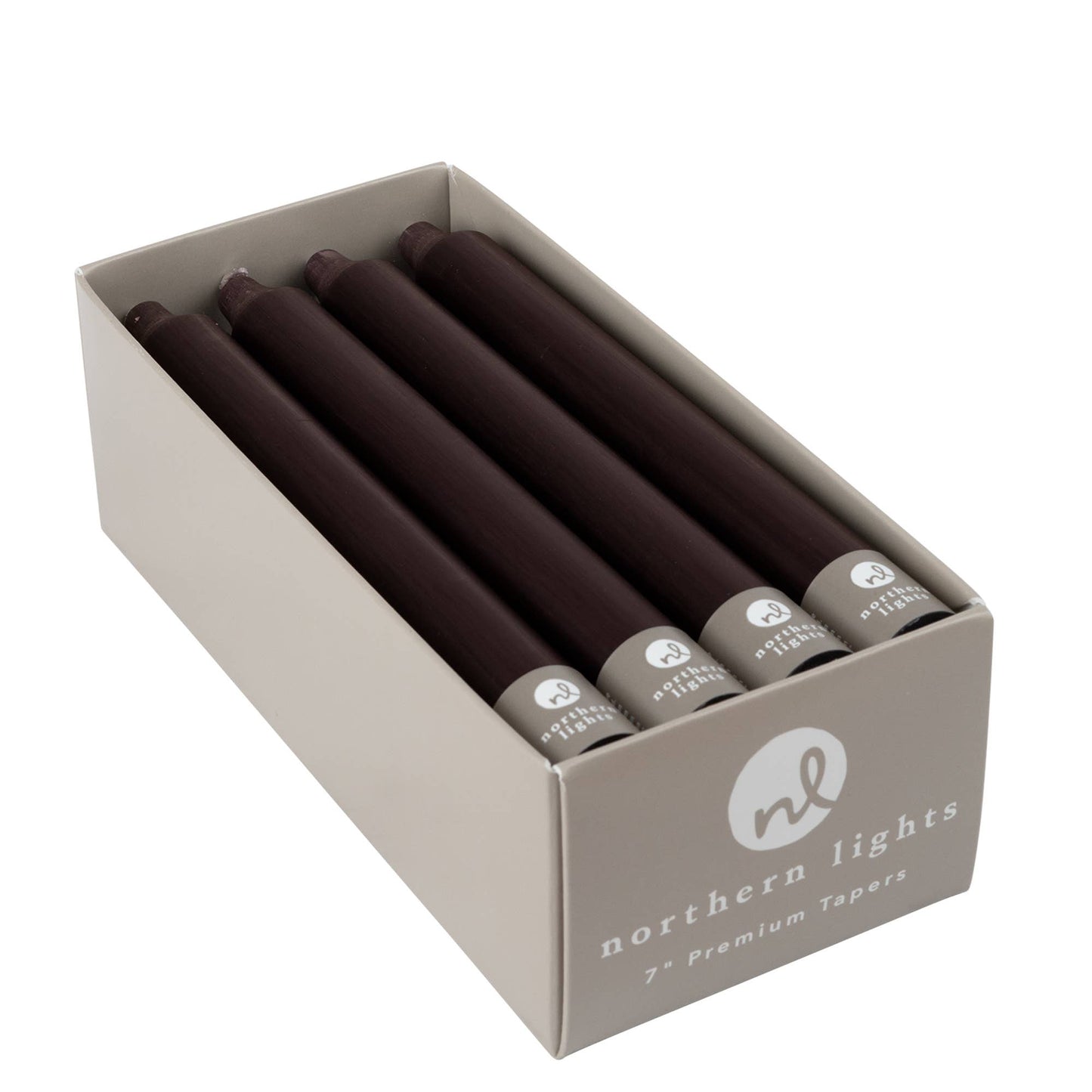 7" Taper Candles - 12pc Box: Sage Green