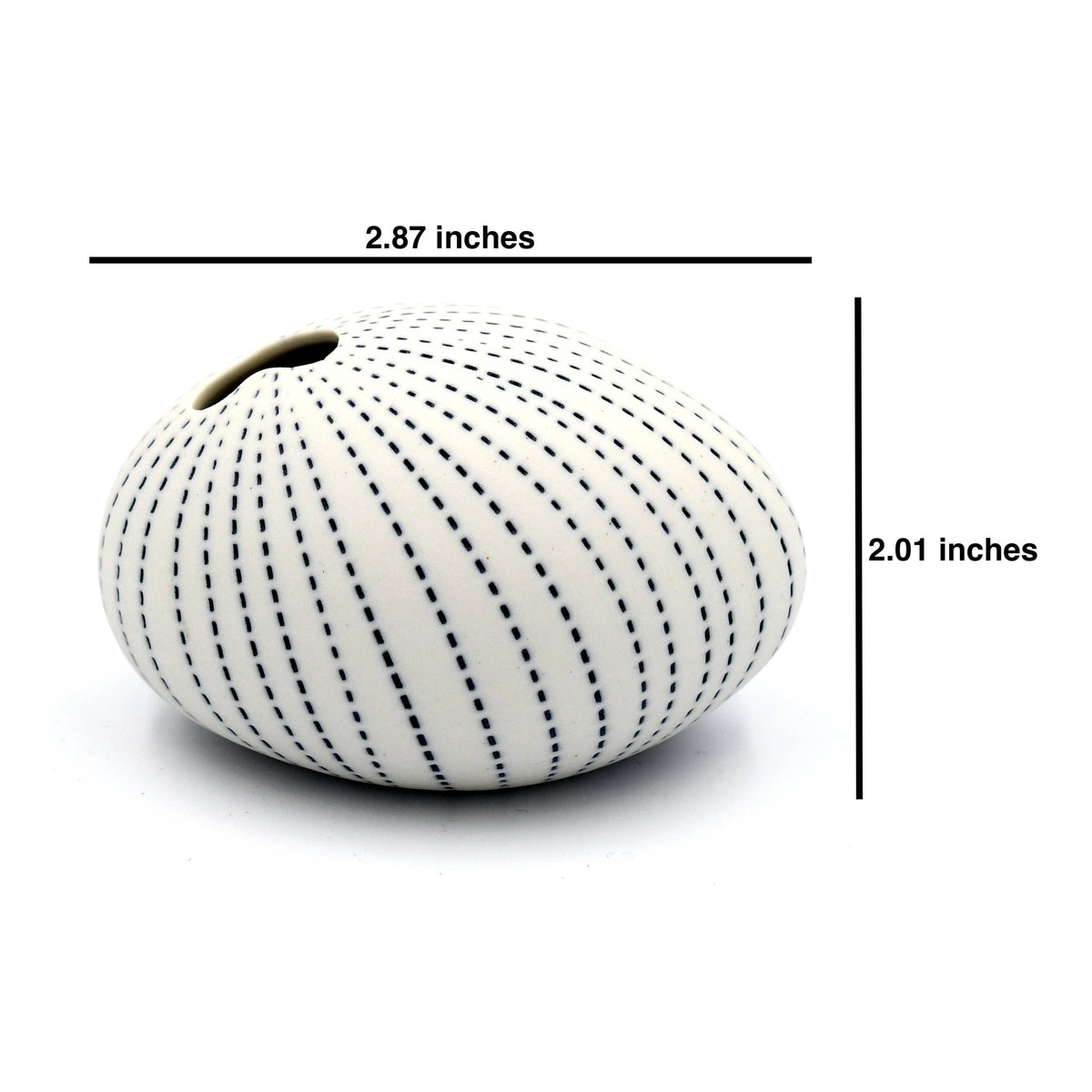 PEBBLE MINI S-Handcrafted Porcelain Bud Vase