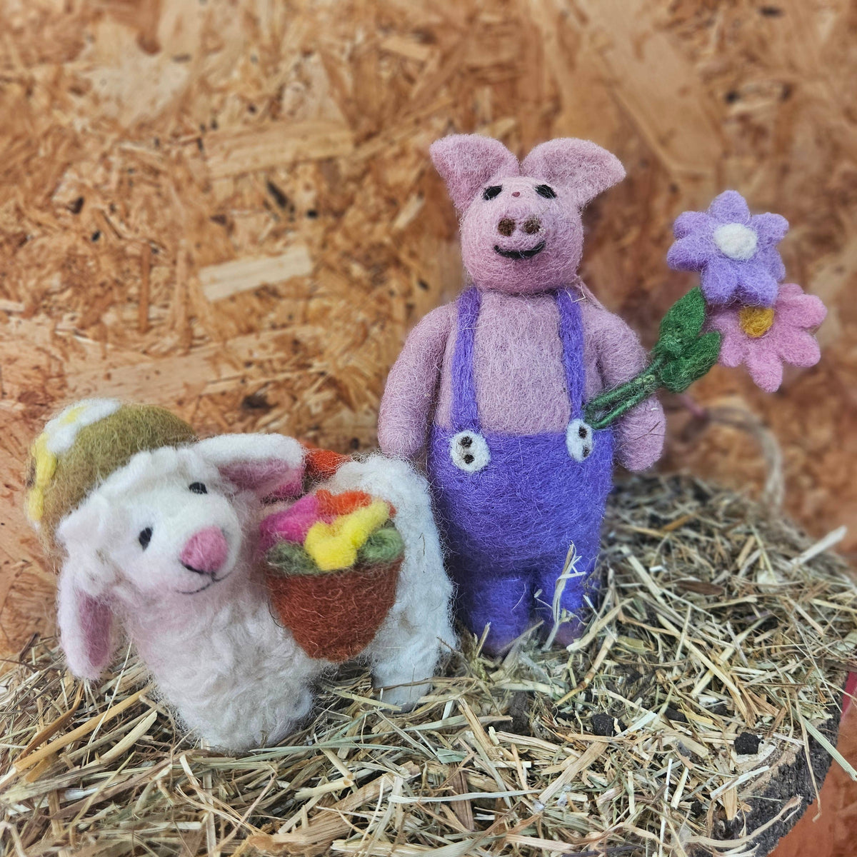 Handmade Felt Sofia the Spring Sheep Easter Decoration - r. h. ballard shop & gallery