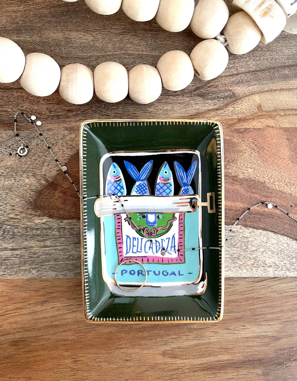 Porcelain Trinket Dish | Sardines - r. h. ballard shop & gallery