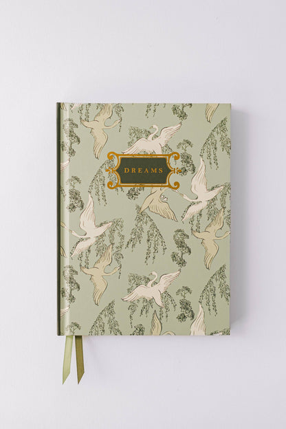 Swan Dance Toile Hardcover Notebook - r. h. ballard shop & gallery