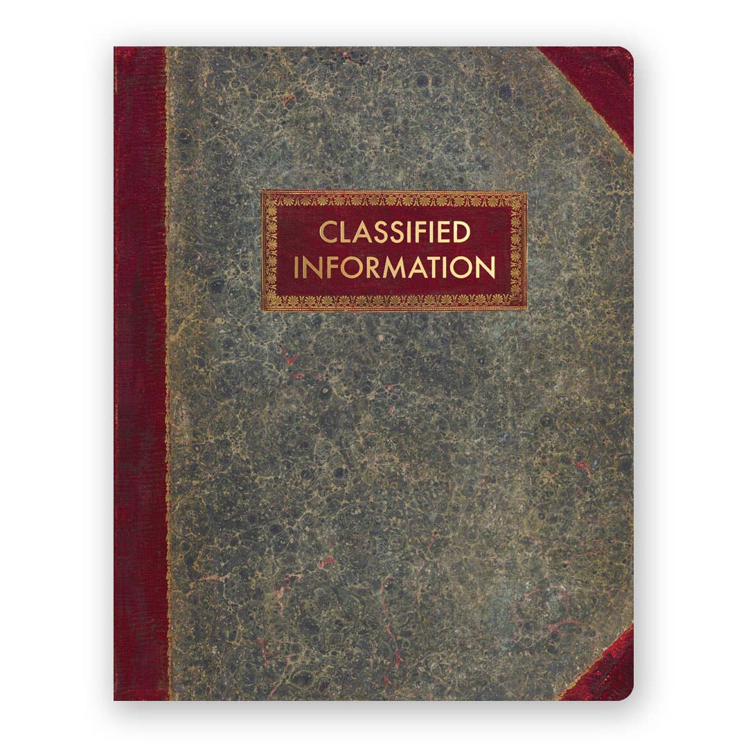 Classified Information Journal - Large - r. h. ballard shop & gallery