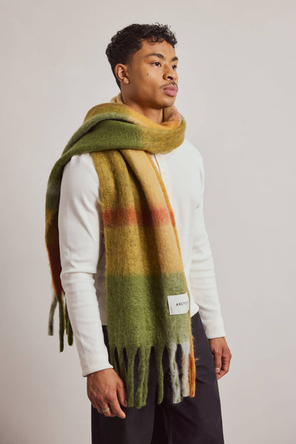 The Stockholm Scarf - 100% Recycled - Mossy Spring