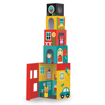 Peek-A-Boo House Stacking Blocks Play Set - r. h. ballard shop & gallery