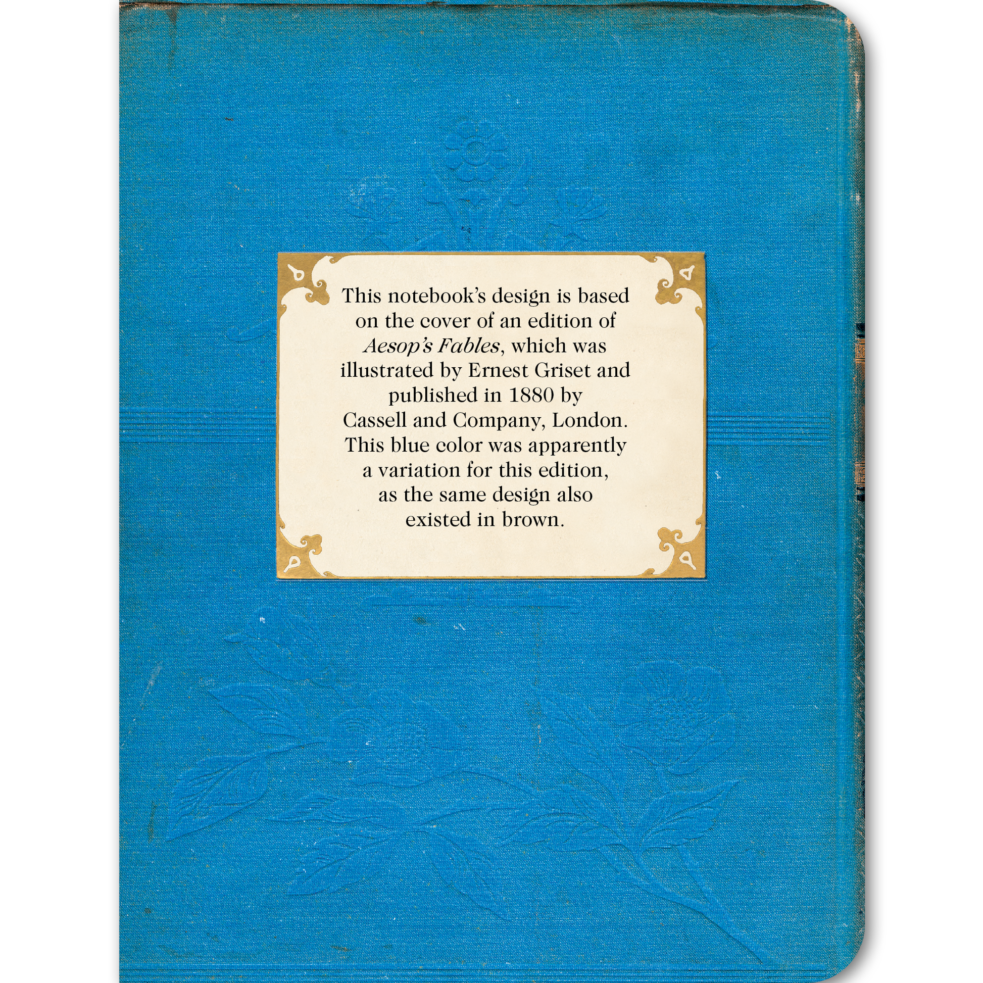 Notebook with Blue Flower - Vintage Book Cover Notebook - r. h. ballard shop & gallery