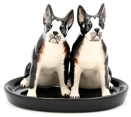 SALT AND PEPPER SHAKER Boston Terrier
