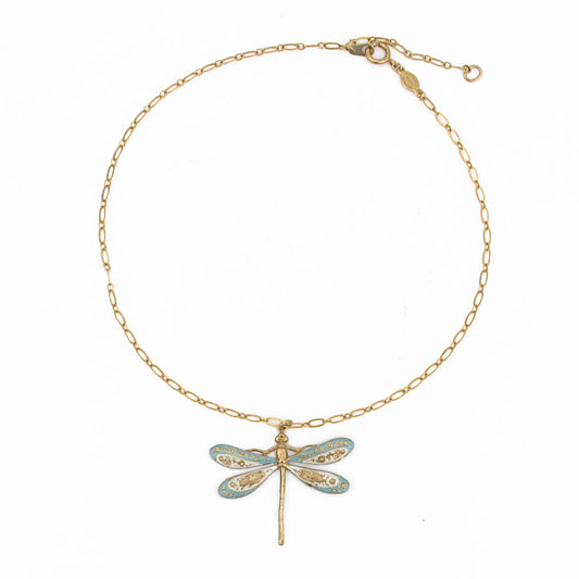 Art Nouveau Dragonfly Necklace - r. h. ballard shop & gallery