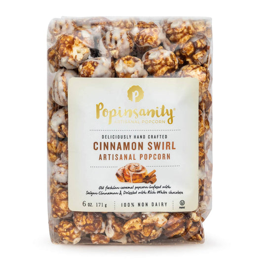 Cinnamon Swirl Gourmet Popcorn, 6 oz