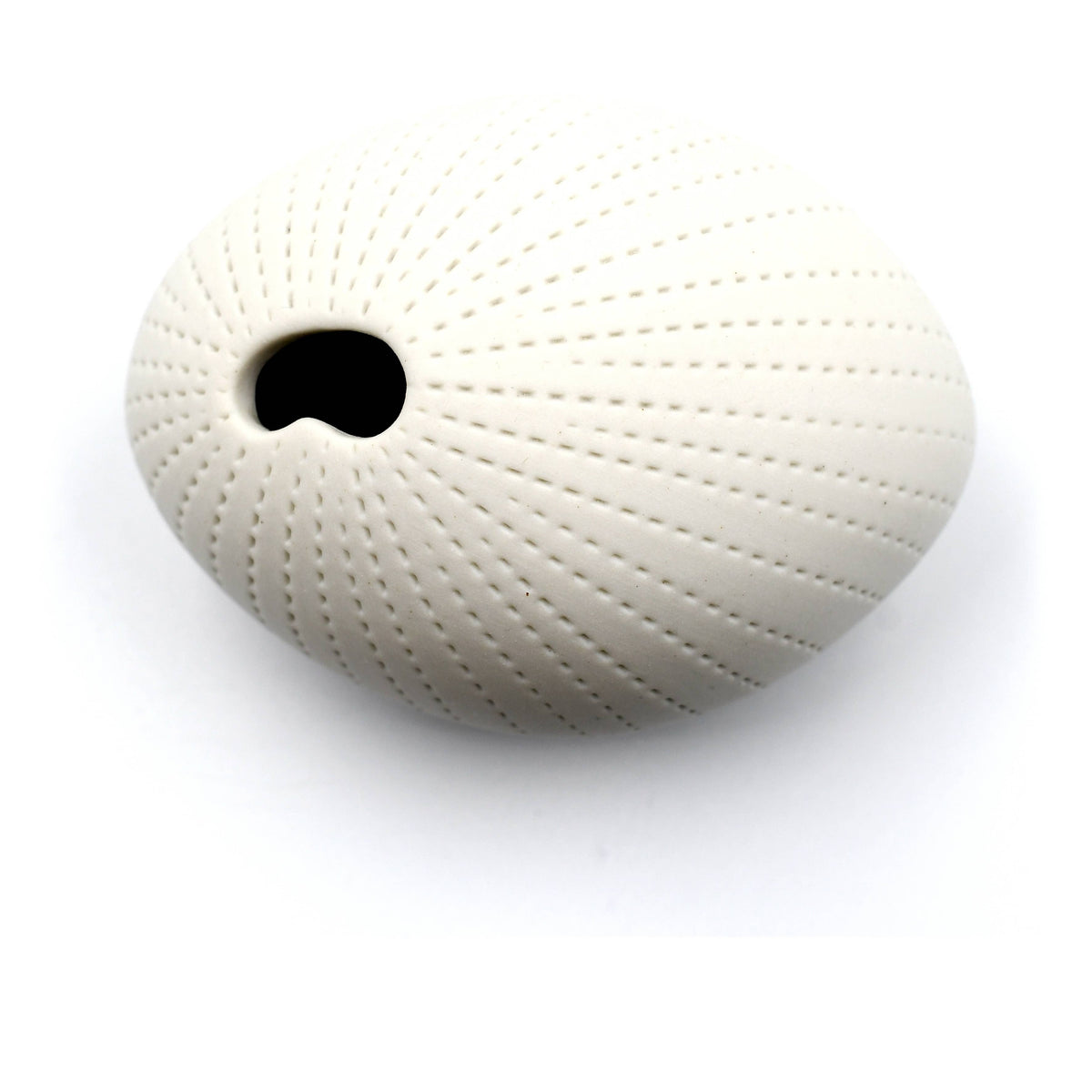 159WH13 PEBBLE MINI S-Handcrafted Porcelain Bud Vase