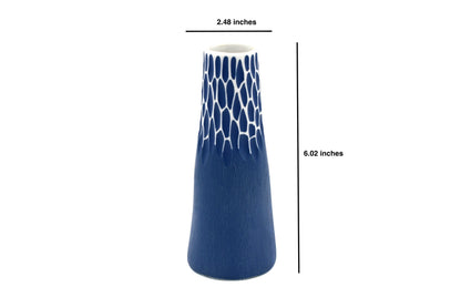 Koza Blue & White Branches Porcelain Bud Vase, 6" - r. h. ballard shop & gallery