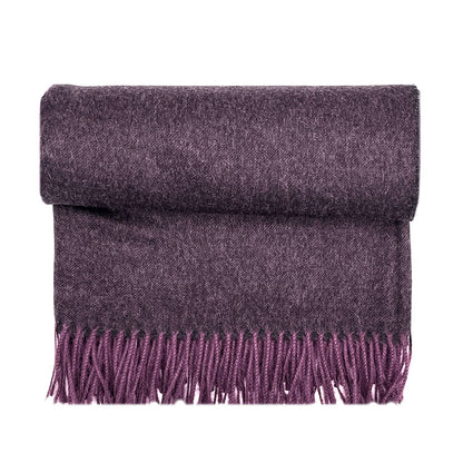 100% Baby Alpaca Wrap/Throw- Elderberry - r. h. ballard shop & gallery