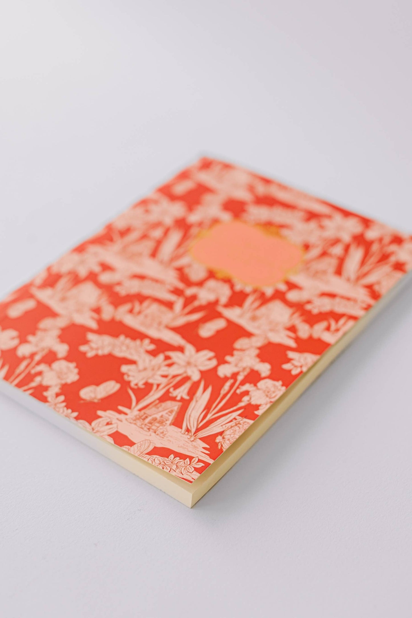 Fairy House Toile Softcover Notebook - Red - r. h. ballard shop & gallery