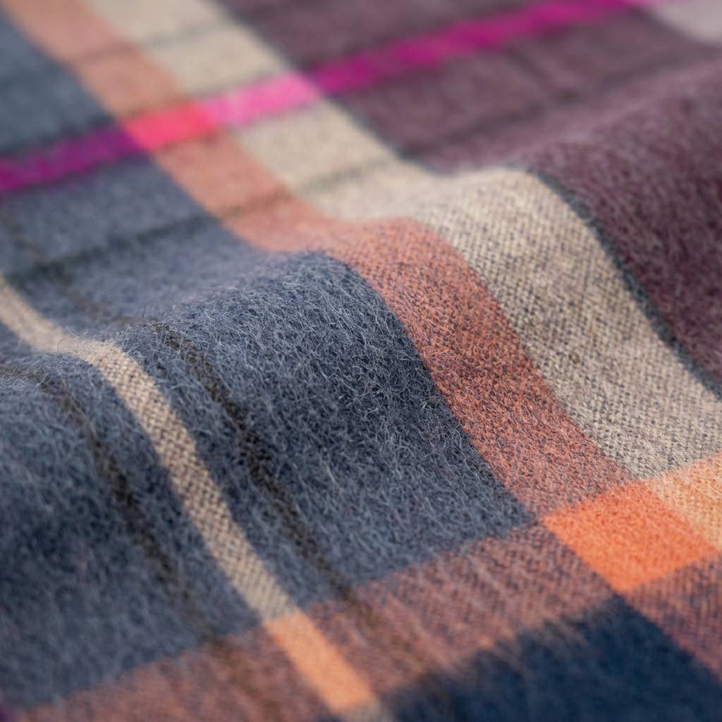 Bordeaux Alpaca Throw