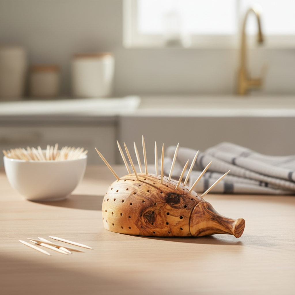 Toothpick Holder Hedgehog 6"
