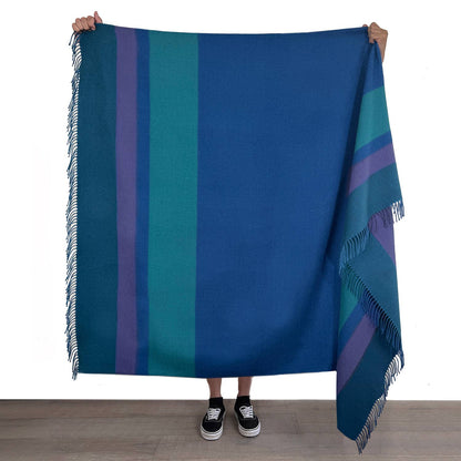 100% Baby Alpaca Throw - Adriatic - r. h. ballard shop & gallery