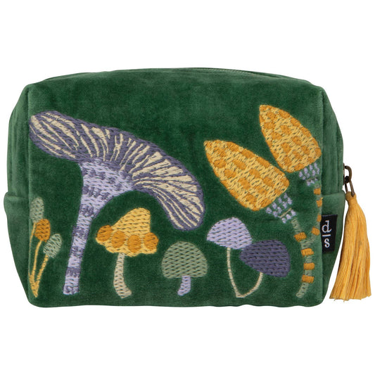 Wildgrove Mushrooms Embroidered Pouch