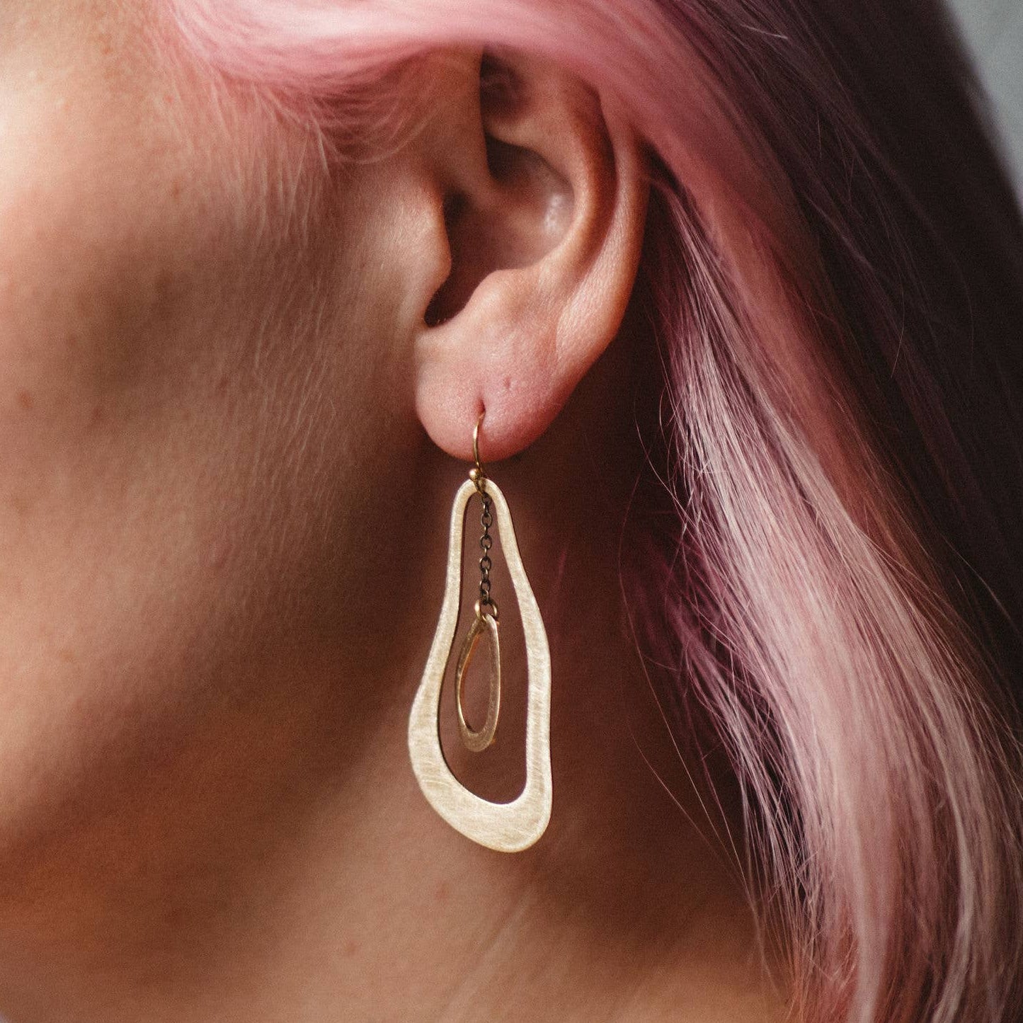 Science meets art earrings - r. h. ballard shop & gallery