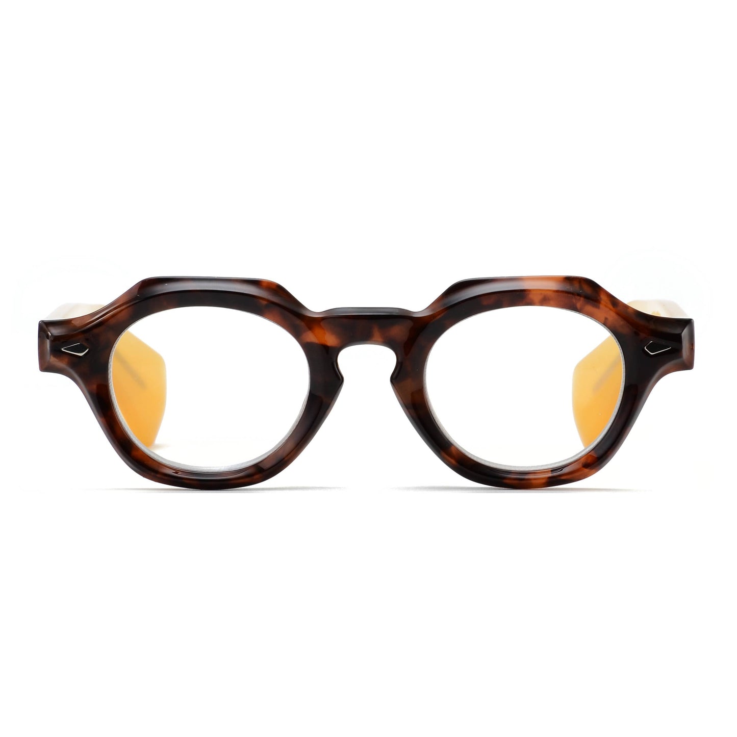 TOBY | Tortoise | Yellow Temples | Blue Light: 1.75