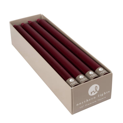12" Taper Candles - 12pc Box: Sage Green