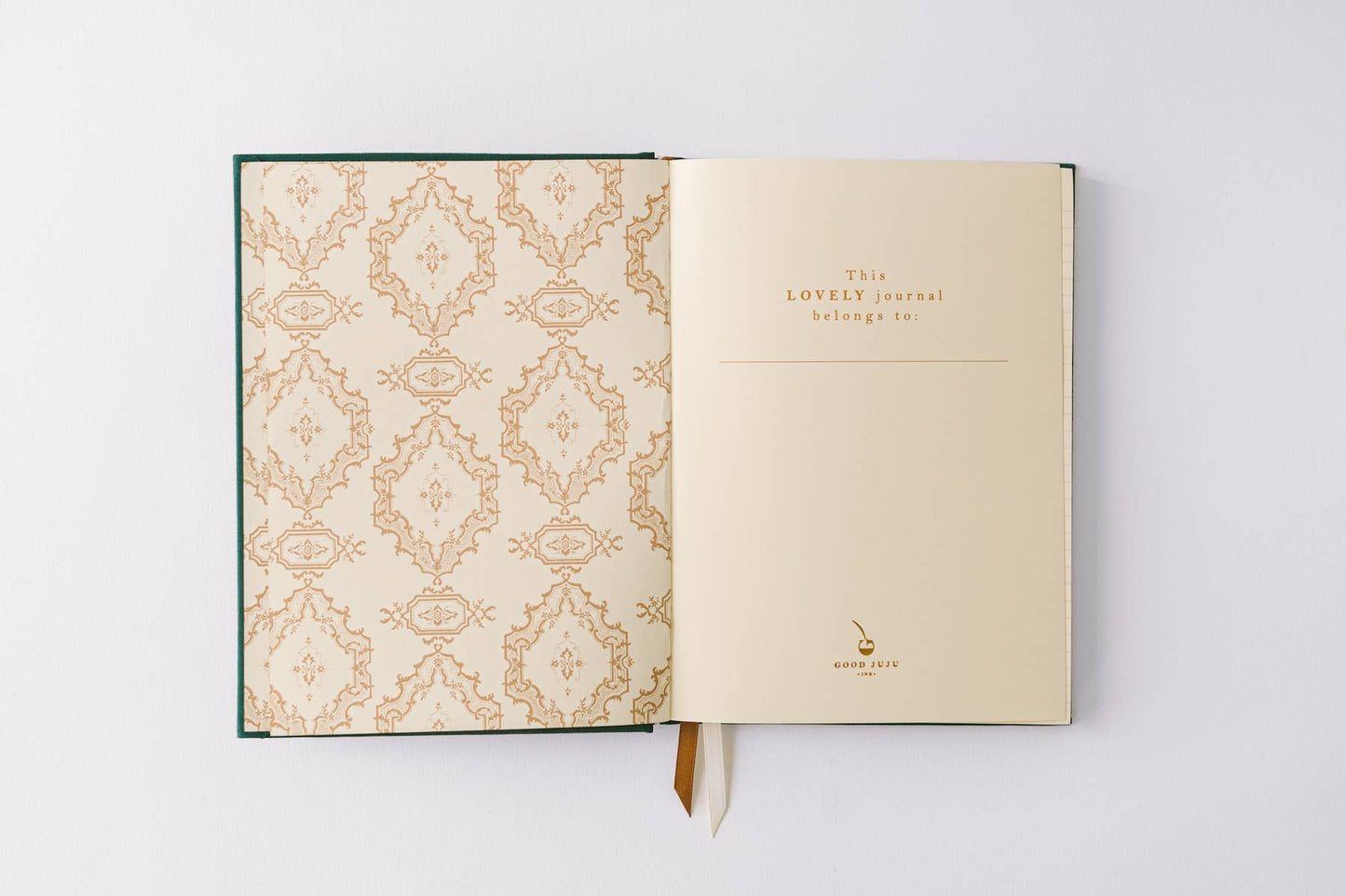 Golden Thistle Bookcloth Hardcover Notebook - r. h. ballard shop & gallery