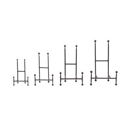 Black Iron (Metal) Tabletop Display Easel - Set of 4