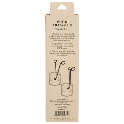 Wick Trimmer -Gold & Black