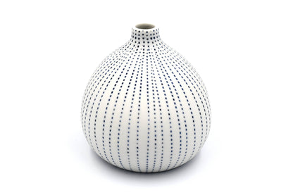 GUGU PIM S-Handcrafted Dots Porcelain Bud Vase