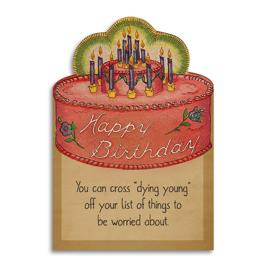 Funny Sarcastic Happy Birthday Card - r. h. ballard shop & gallery