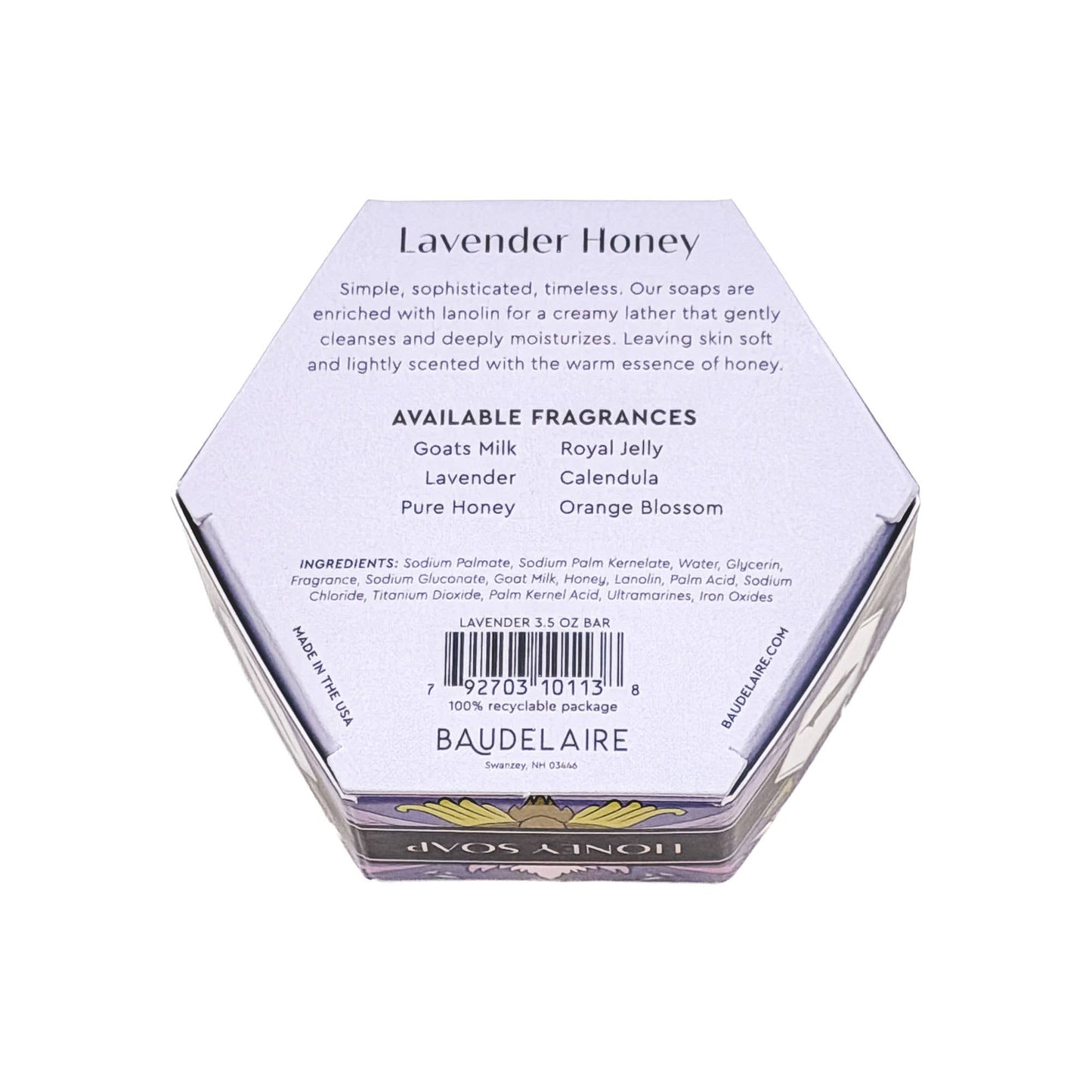 NEW Lavender Honey Soap 3.5oz – Hex Box - r. h. ballard shop & gallery