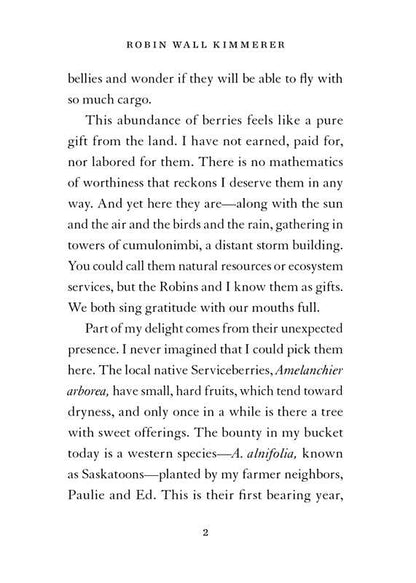 Serviceberry by Robin Wall Kimmerer: Hardcover; 128 pages / English - r. h. ballard shop & gallery