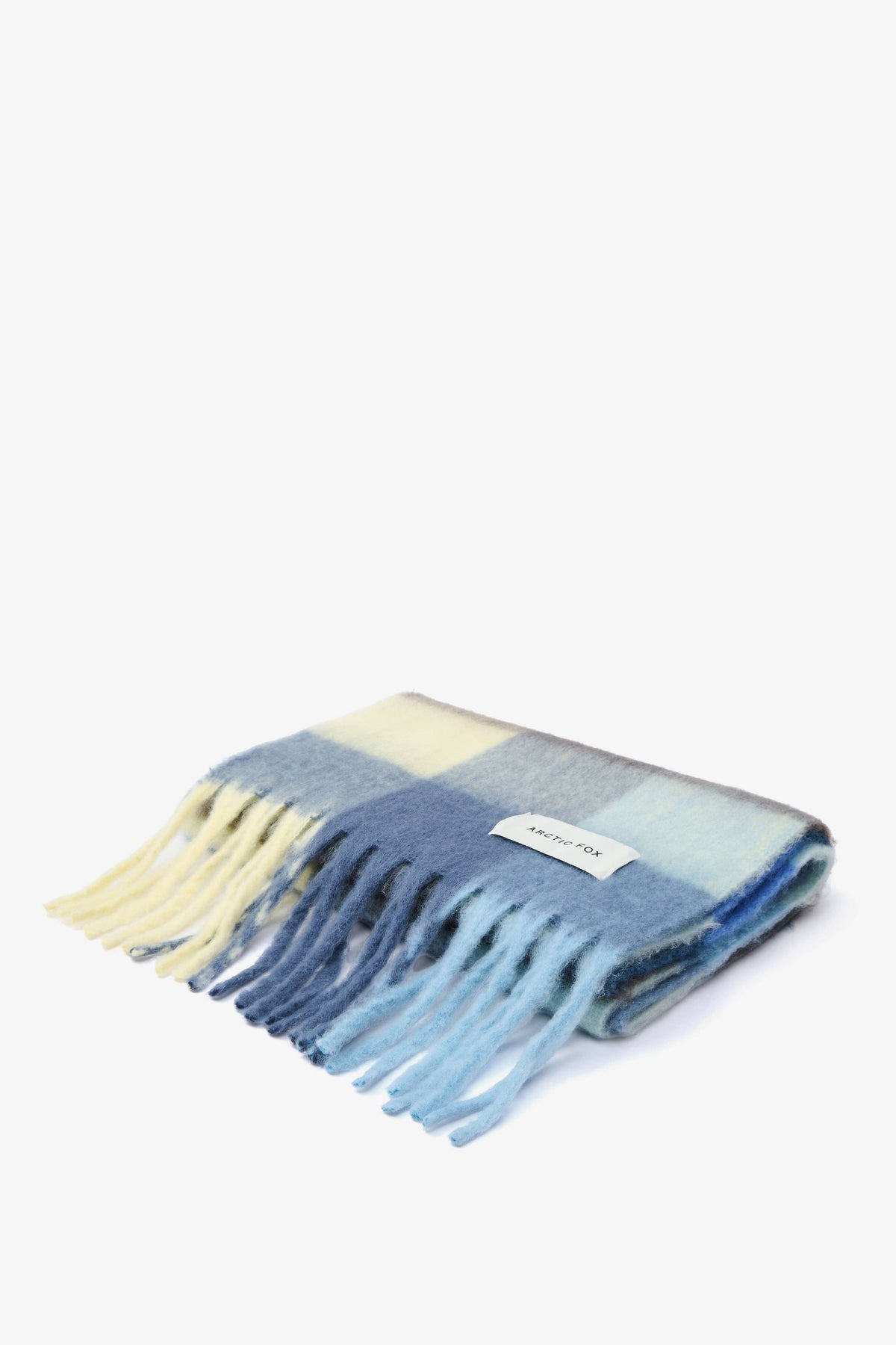 The Reykjavik Scarf - 100% Recycled - Blue Yellow