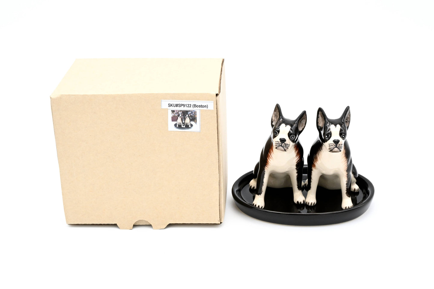 SALT AND PEPPER SHAKER Boston Terrier