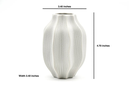451WH13 MAFA MINI L - Handcrafted Porcelain Vase