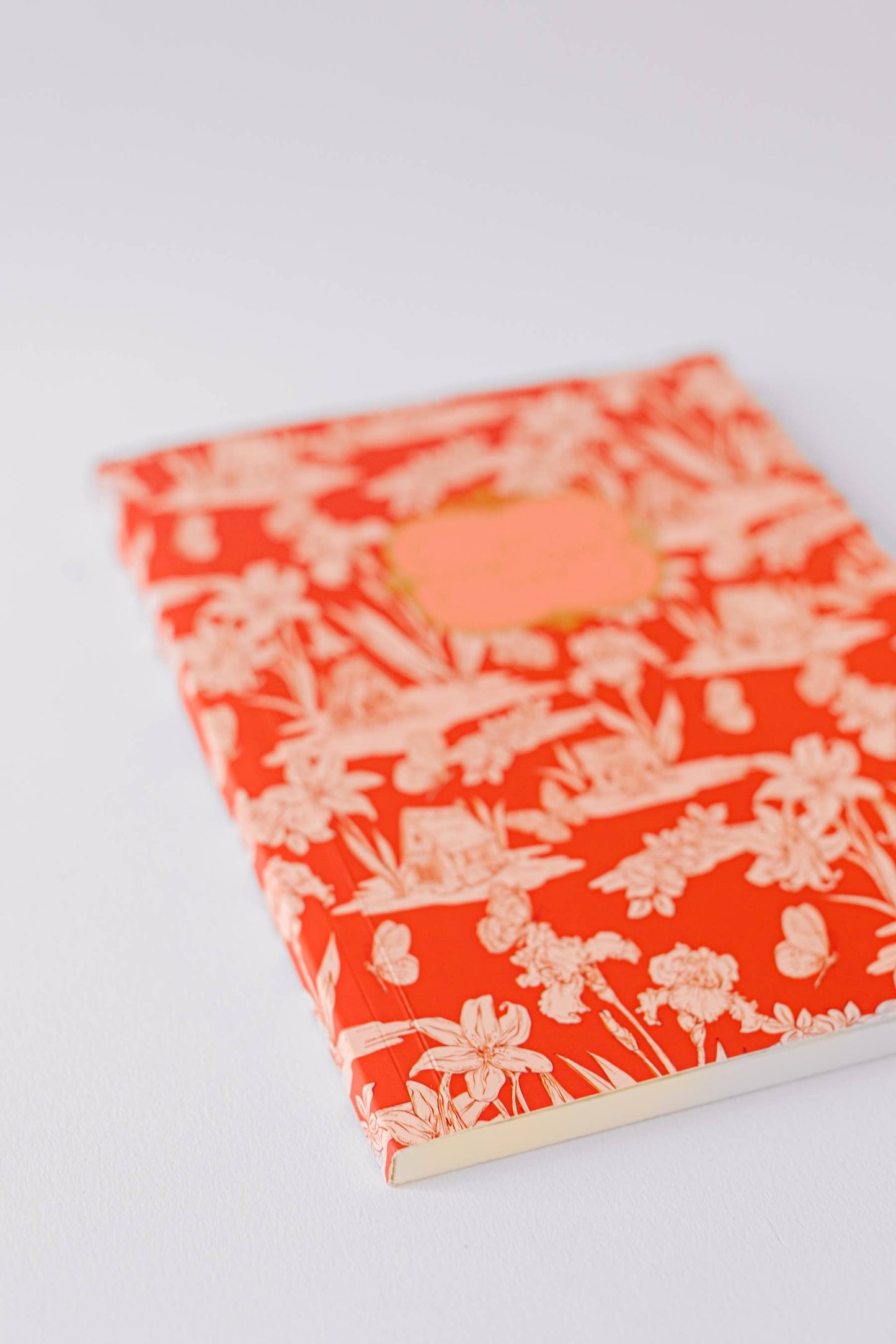 Fairy House Toile Softcover Notebook - Red - r. h. ballard shop & gallery