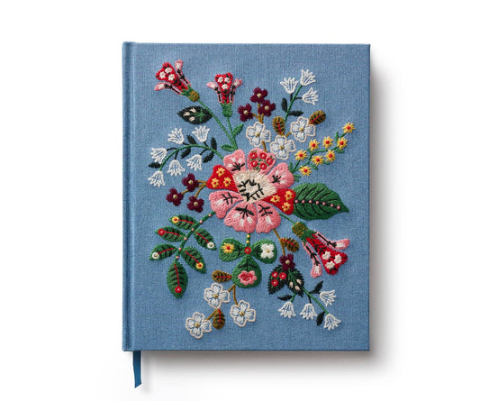 Gracie Embroidered Sketchbook/Journal