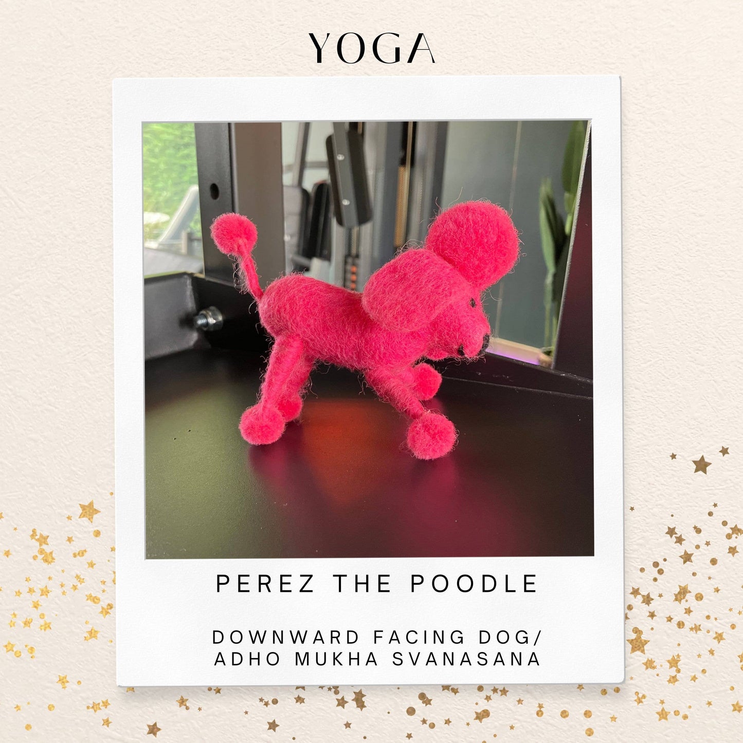 Pink Perez the Poodle Dog Ornament
