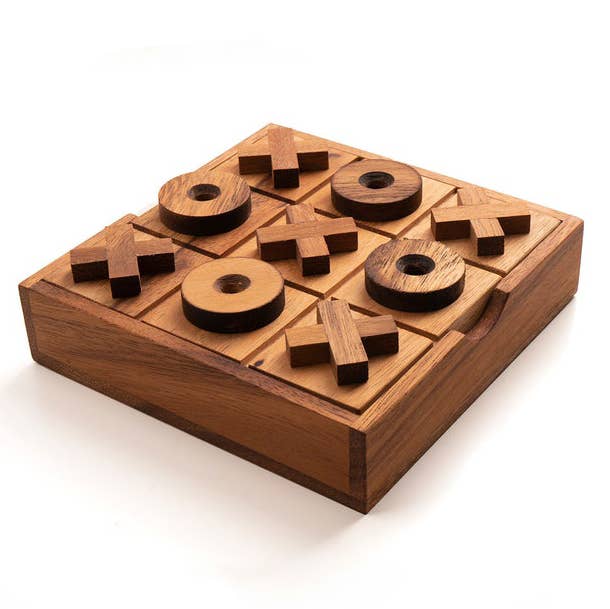 Tic-Tac-Toe Mangowood Game Set - r. h. ballard shop & gallery