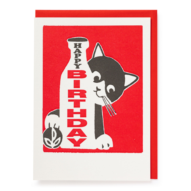 Happy Birthday Cat | Greeting Card - r. h. ballard shop & gallery