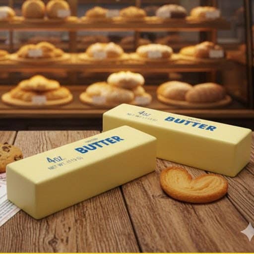 Butter Stress Ball – Soft & Slow-Rebound Squishy Toy - r. h. ballard shop & gallery