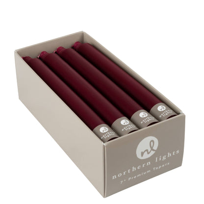 7" Taper Candles - 12pc Box: Sage Green