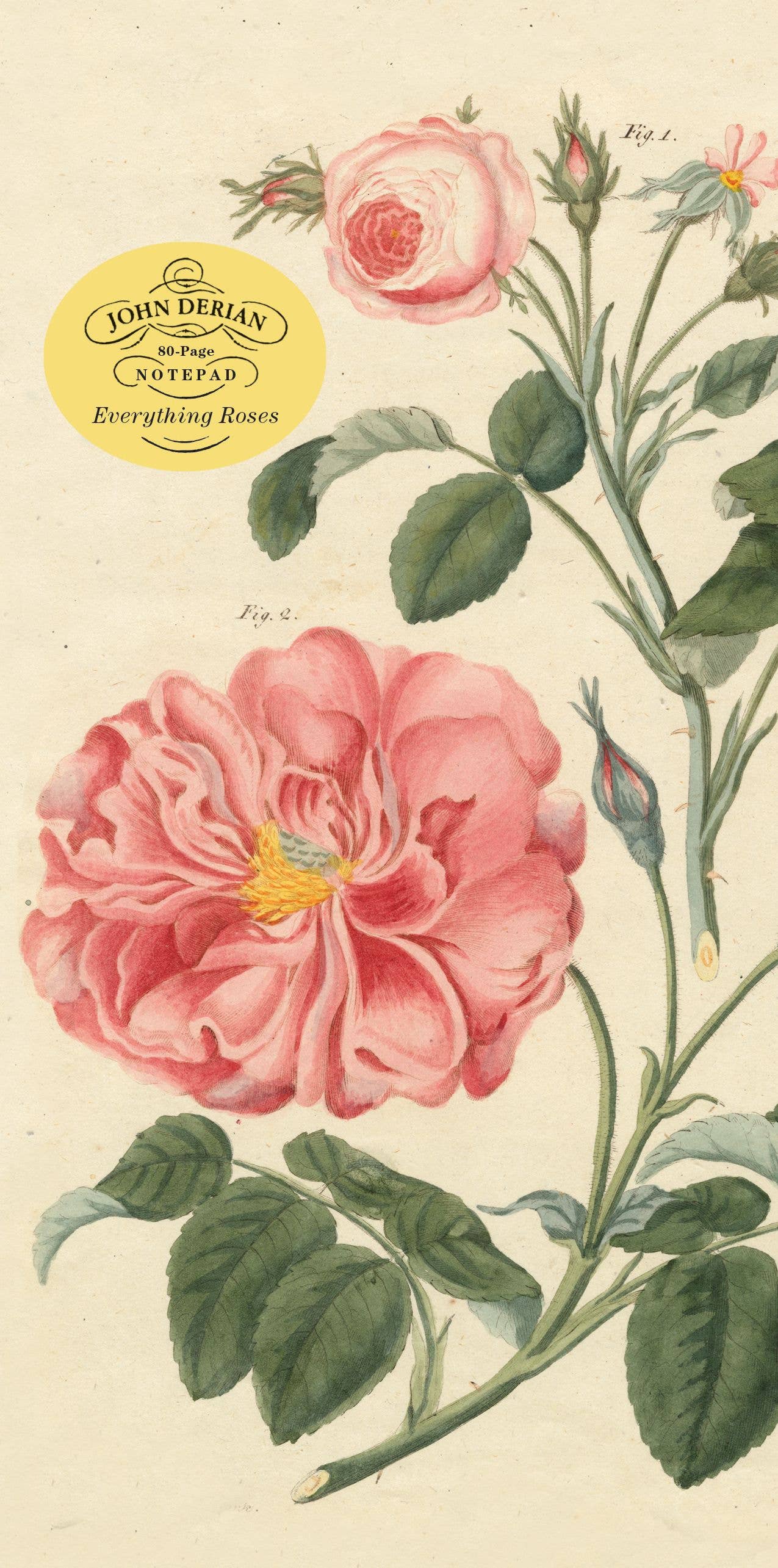 John Derian Paper Goods: Everything Roses Notepad - r. h. ballard shop & gallery