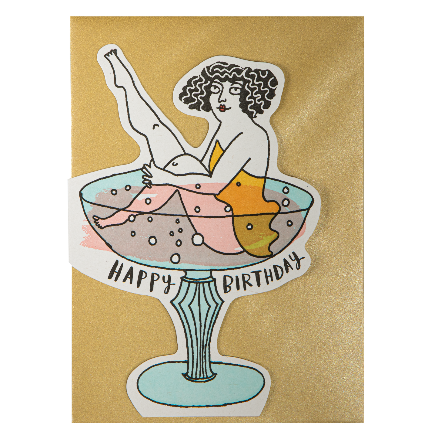 Birthday Cocktail | Cut-Out - Greeting Card - r. h. ballard shop & gallery