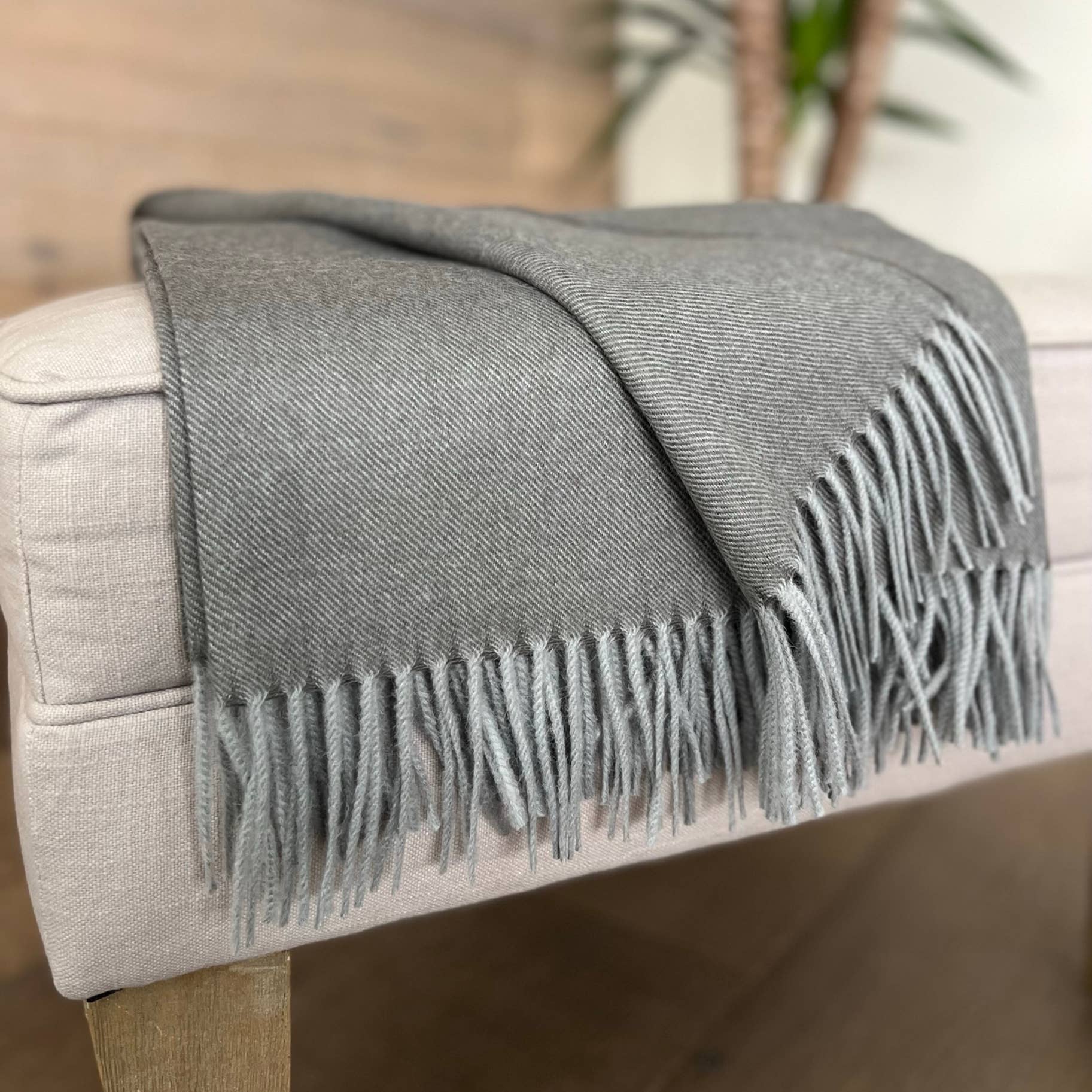 100% Baby Alpaca Wrap/Throw- Iron Ore - r. h. ballard shop & gallery