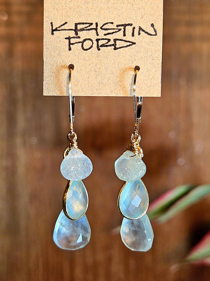 Prehnite & Chalcedony Necklace