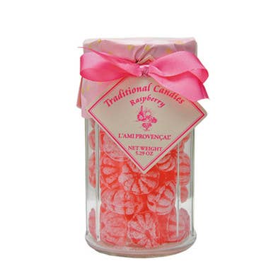 L'Ami Provencal Old Fashioned Raspberry Candies 5.3oz - r. h. ballard shop & gallery