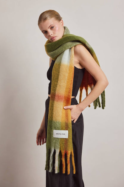 The Stockholm Scarf - 100% Recycled - Mossy Spring
