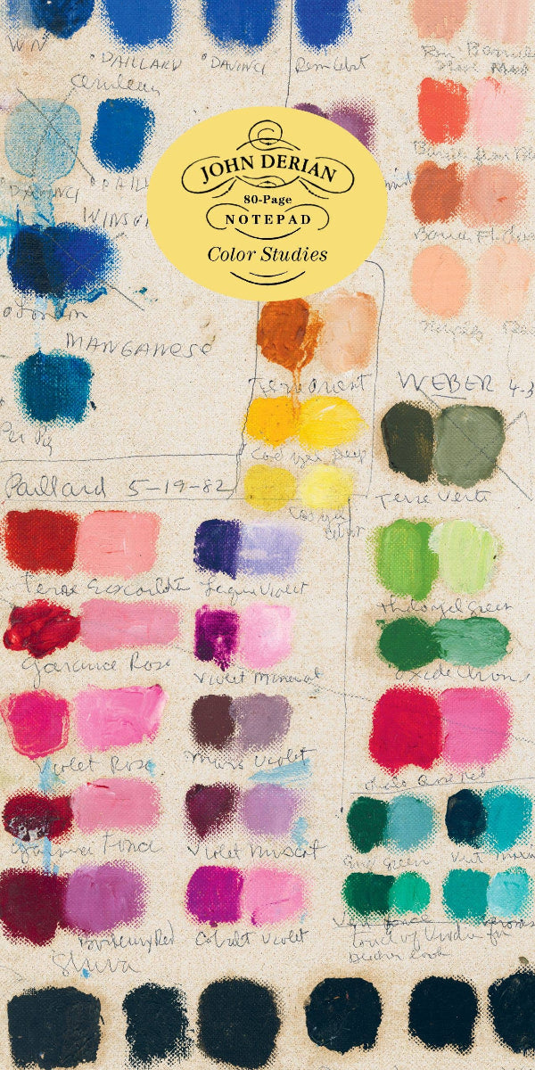 John Derian Paper Goods: Color Studies 80-Page Notepad - r. h. ballard shop & gallery