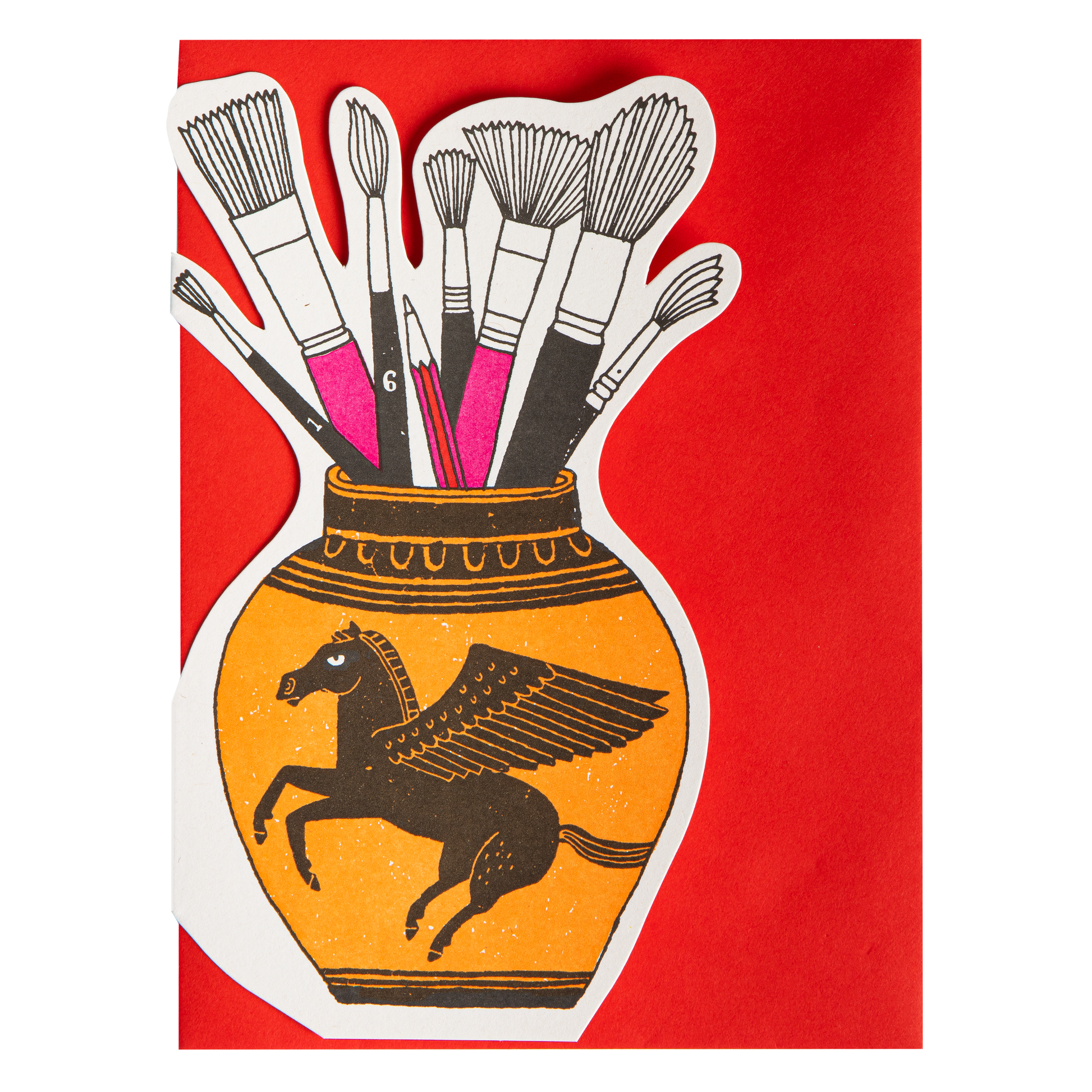 The Artists Pot | Cut-Out - Greeting Card - r. h. ballard shop & gallery